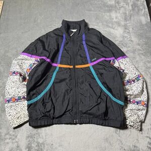 VTG 90s Head Sportswear Womens Cotton Lined Windbreaker Jacket Size Small RARE